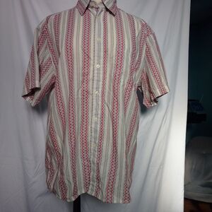 Men's Striped Short Sleeve Shirt